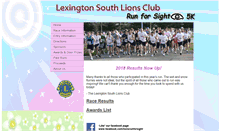 Desktop Screenshot of lionsrunforsight.com